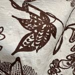 Cache Vintage  Y2K Silk Floral  Chic Brown & Cream Blazer Jacket Size 2 XS Photo 8