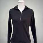 CHAPS Black Sport 1/2 Zip Fleece Jacket Size S EUC Photo 0