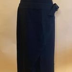 Laundry by Shelli Segal Black Knee Length Skirt Size 14 Photo 4