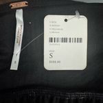 Free People  Violet Mini Dress Textured Puff Sleeve Black size Small Photo 5