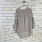 Gentle Fawn  Gray Lace Trim Peasant Blouse Photo 5