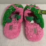 WICKED New! Women’s pink/green plush platform slippers size 9 Photo 6