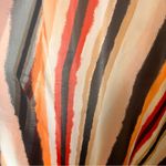 Alex Marie Striped Multicolored Shear Lined Asymmetrical Midi Women's Size Small Photo 14