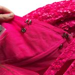 Sherri Hill  Hot Pink Sequins Formal Gown One-Shoulder (Style 54330) Photo 14