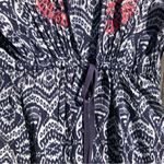 Athleta  Ikat Embroidered Long Sleeve Swim Tunic S Photo 3