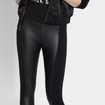 EXPRESS ✨ Faux Leather Front Panel Leggings ✨ Photo 0