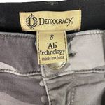 Democracy  “AB” Technology Pants Sz 8‎ Green Gray Camo Skinny Slimming Stretch Photo 5