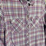 Marmot  Pink Purple‎ Plaid Button Down Top | Medium Photo 1