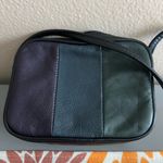 Multi Color Retro Patchwork Italian Via Romano Leather Crossbody Bag Green Photo 3