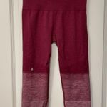 Lululemon  Athletica Burgundy Leggings Photo 0