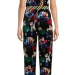 No Boundaries NWT Christmas Cat Velvet Jumpsuit Pockets Snowflake Buttons Juniors 7-9 Photo 2