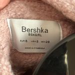 Bershka  Lagenlook Dusky Pink Wool Zip Up Knit Jacket Photo 1
