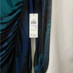 DKNYC Teal and Black Long Sleeve Dress Blue Size 6 Photo 5