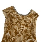 Sundance  Champagne Vineyard Silk blend Burnout Velvet Party Dress Size 6 Photo 4