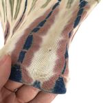 Vintage Y2K Grass Rags 100% Cotton Made in USA Ribbed Earthy Tie Dye Tee Sz M Blue Photo 3
