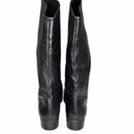 Markon Sandusky Boots 8 Black Leather Mid Calf Pull On Riding Western Equestrian Photo 7