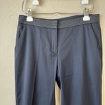 golfino womens golf Pants 8 Navy Blue Gold Trouser Classic Elegant Nautical Clas Photo 4