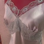 XOXO Vintage Y2K X.O.X.O. silk Camisole top in silver size medium Photo 2