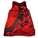 CAbi  Crewneck Sleeveless Geometric Print Silk Blend Tunic Size M Style # 154 Photo 3