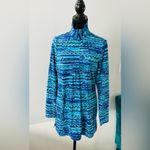 Long sleeve tunic top/ rush guard ⛵️☀️🏖️ Blue Photo 1