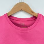 OFFLINE by Aerie Seamless Cropped Top Hot Pink‎ Ribbed Trim Activewear Medium Pink Photo 1