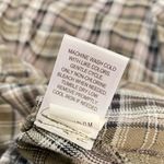 a glow  | Maternity Grey or Green Plaid Flannel Top Medium Photo 7