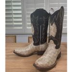 Tanner Mark Women's Horma 960 Western Boots Brown Leather Blunt Toe Size 8 NIB Photo 2