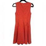 Diane Von Furstenberg CITRA OCEAN CORAL SLEEVELESS ROUND NECK STRETCH DRESS 2 Photo 3
