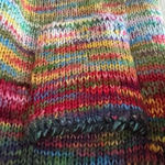 Ultra Flirt  Turtleneck Knit Sweater Dress Front Pockets Colorful Vibrant Sz 1X Photo 5