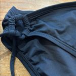 La Blanca  Elegant Black Bikini Bottom with Gold Tje Accents Size 16 Photo 3
