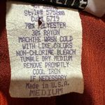 Cervelle Vintage 1980s Burnt Orange Belted Nip Waist Notch Collar Blazer Medium Photo 14