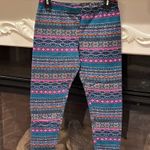 No Boundaries Leggings Comfy Knit Warm Nordic Fair Isle Womens Fits Medium Photo 1