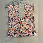 J. McLaughlin Women’s Masie Stetch Pants Pull on Tropical 0 EUC Retails $169 Orange Photo 2