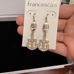 Francesca's Collections Gold Anchor Earrings Photo 2