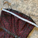 Vintage Red and Black Lace Overlay Whimsigoth Bow Detail A Photo 3