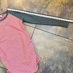 Liz Lange  Maternity Striped Long Sleeve Baseball Blouse Small Photo 3