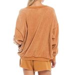 Free People Intimately Kelly oversized sherpa sweatshirt Photo 1