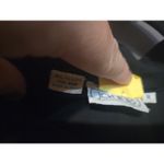 Me Jane Janine Women's Black Sheer Blouse, Size 8 Vintage Career Top, Pleated Blouse Photo 2