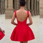 Babyboo Red Mini Dress Photo 1