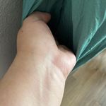 Bee Uniq 🆕Dusty Green Ruffle-Accent Cold Shoulder Maxi M🆕 Photo 7