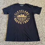 Cleveland Clothing Co Women's Black "Cleveland Basketball"‎ Tee Size Medium Photo 0