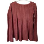Free People Womens Sundae Pullover Sweater Flare Hem Sleeve Rose Pink XS Photo 4