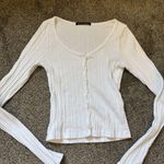 Brandy Melville  White Long Sleeve Photo 0