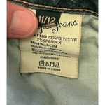 Oops! Jeans Cutoff Off Stretch Waist Distressed Denim Mid Rise Shorts Size 12 Blue Photo 3