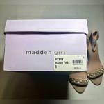 Madden Girl Bitsyy Blush Suede Block Heel With Faux Pearls Strappy Party New 9 Photo 6
