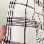 Maje Size 36/Small Perse Plaid Wide-Leg Cropped Trouser Pants Pockets Photo 6