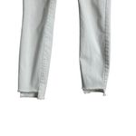 Vineyard Vines White Skinny Jeans Size 4 Raw Edge Hem Denim Preppy Nautical Photo 3