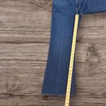 LETTER TO JULIET L.T.J. Sicily Dark Crop Flare Raw Hem Jeans Size 30 Blue Photo 11