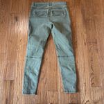 Abercrombie & Fitch olive mid rise seamed skinny pant size 28 Photo 8
