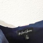 For Love & Lemons  Penny Blouse in Navy Floral Long Sleeve Top Revolve Medium Photo 2